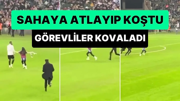 Sahaya Atlayarak Bir Süre Görevlileri Peşinde Koşturan Trabzonspor Taraftarının Viral Olan Anları