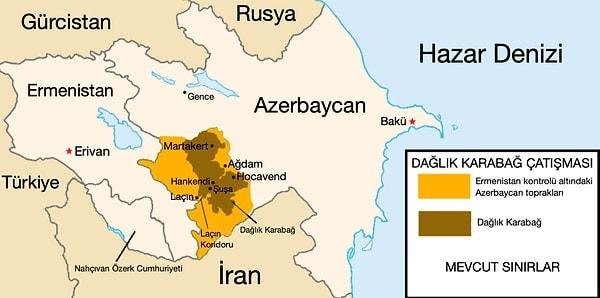 Uluslararası toplumda Azerbaycan'ın bir parçası olarak görülen bölgede, Ermeni nüfusunun yaşadığı da biliniyor.
