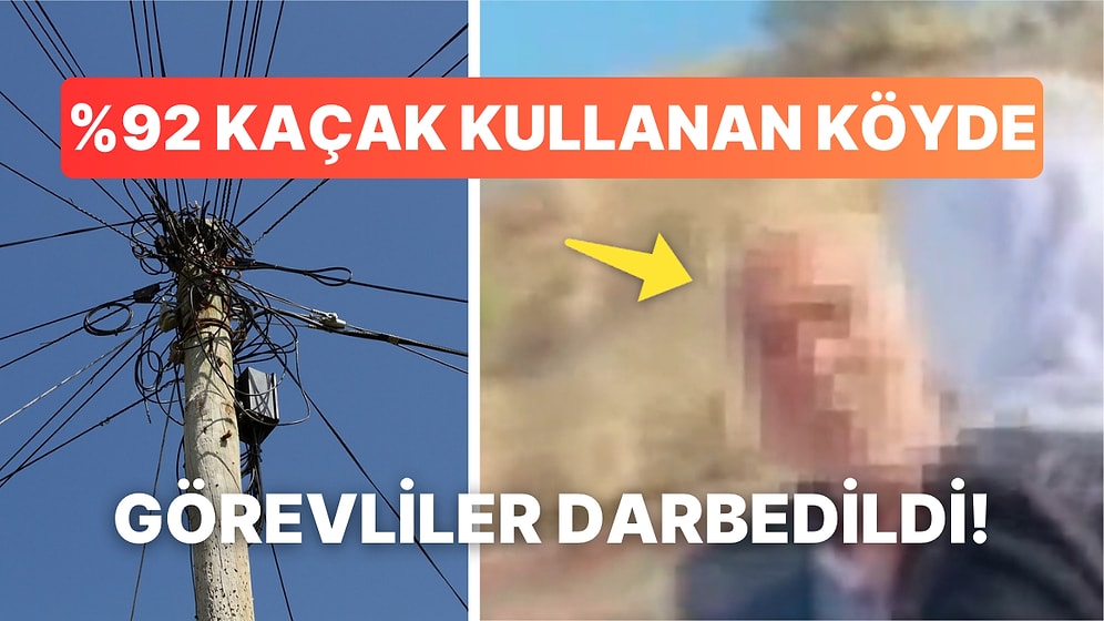 Siirt'te %92 Kaçak Elektrik Kullanan Köyde Denetim Yapan Görevliler Darbedildi