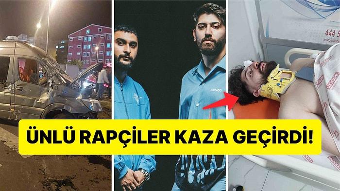 Türkçe Rap'in Sevilen İsimlerinden Canbay ve Wolker Geçirdiği Trafik Kazasında Yaralandı