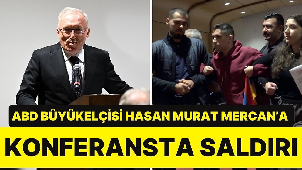 Türkiye'nin Washington Büyükelçisi Hasan Murat Mercan'a Bir Grup Ermeni'den Saldırı