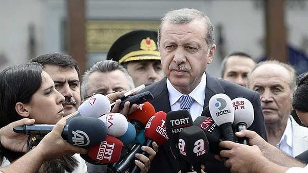 Cumhurbaşkanı Erdoğan, bir gazetecinin "Emeklilere zam" sorusuna önce "Vedat Bey gerekeni söyledi" yanıtını verdi.