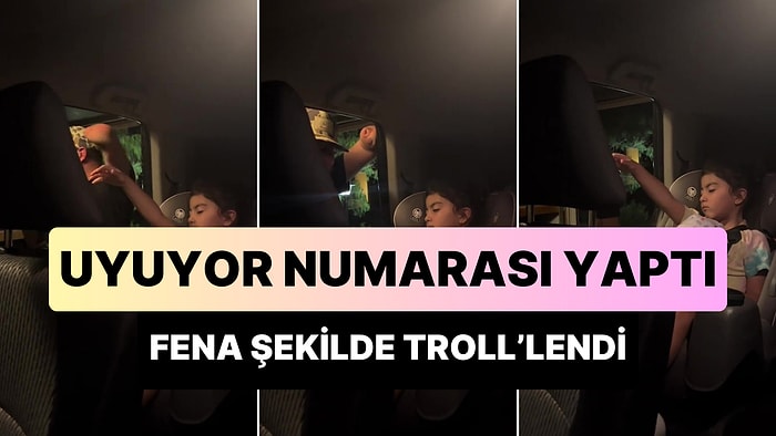 Uyuyor Numarası Yapan Ufaklığın Babası Tarafından Fena Troll'lenerek Yalanının Ortaya Çıktığı Efsane Anlar