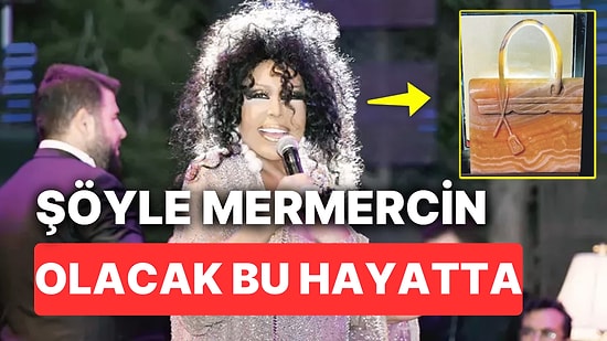 Bülent Ersoy'a Hediye Edilen 3 Milyonluk Mermer Çanta "Diva'ya da Böylesi Yakışır" Dedirtti