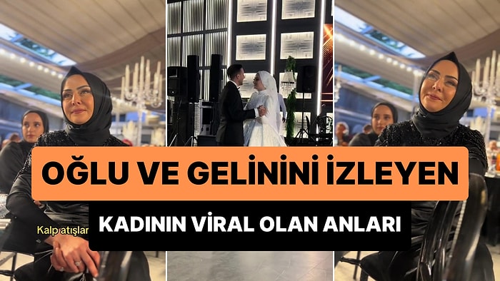 Düğünün İlk Dansını Yapan Oğlu ve Gelinini İzleyen Kayınvalidenin Viral Olan Anları