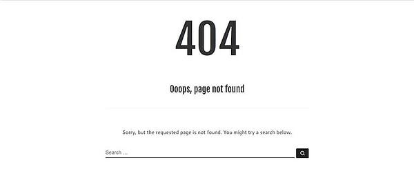 Peki, bir 404 sayfasını neden görürüz?