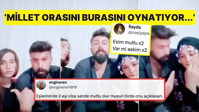 TikTok'ta 2 Kadınla Evli Olduğunu Söyleyen Adam Tartışma Yarattı! 'İkisi Benden Daha İyi Anlaşıyor'