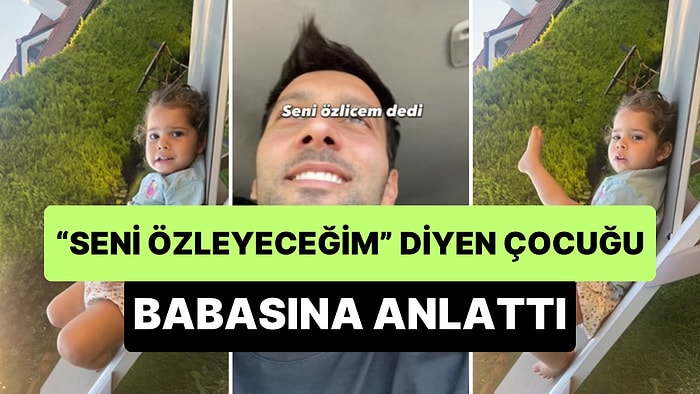 Hande Erçel'in Yeğeni Mavi'nin Kendisine 'Seni Özleyeceğim' Diyen Çocuğu Babasına Anlattığı Müthiş Anlar