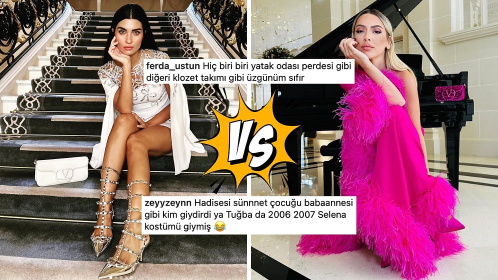 Paris'teki Valentino Defilesinde Hadise ve Tuba Büyüküstün Kombinleriyle Yarıştı