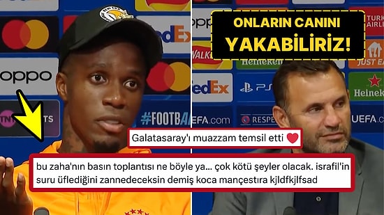 Eski Takımı Manchester United'a Karşı Oynayacak Zaha'nın Basın Toplantısında Söylediklerini Görmelisiniz!