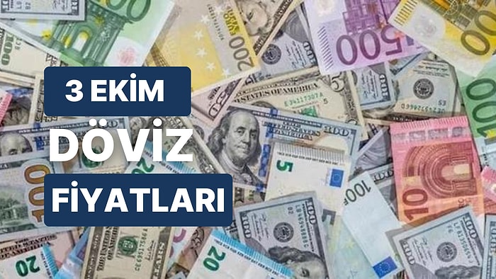 3 Ekim Salı Döviz Kuru USD Fiyatı: Bugün Dolar Fiyatı Ne Kadar? 1 Dolar Ne Kadar?