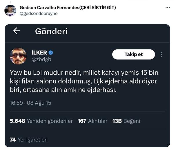6. Ejderha aldı Beşiktaş.