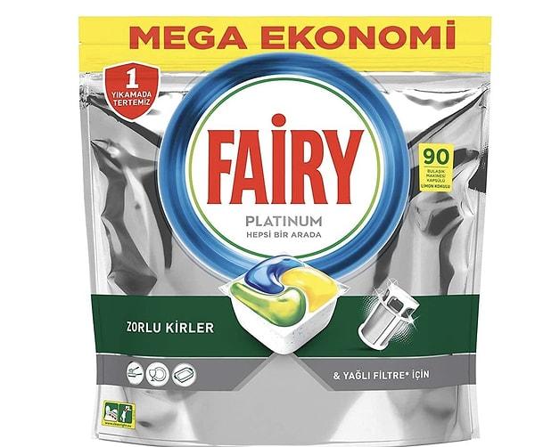 Fairy Platinum 90 Yıkama Bulaşık Makinesi Deterjanı Kapsülü