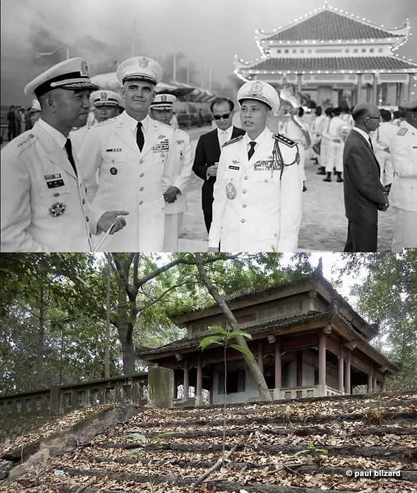 9. Bien Hoa Askeri Mezarlığı Meçhul Askerin Mezarı (1969 ve Bugün)
