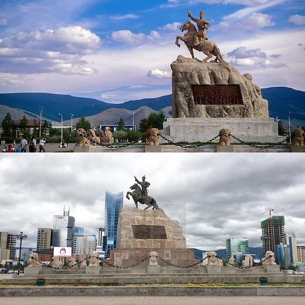 14. Ulan Batur, Moğolistan. (90'lı yıllarda ve 2016.)