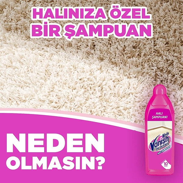 10. Vanish Kosla Leke Çıkarıcı Halı Şampuanı