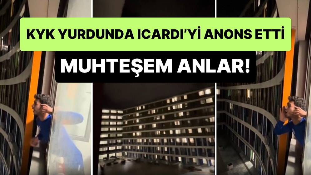 Manchester United Karşısında Galibiyet Golünü Atan Icardi'yi KYK Yurdunda Anons Eden Genç ve Muhteşem Anlar