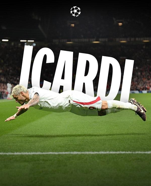 Manchester United karşısında takımına attığı gol ile galibiyeti getiren Galatasaray’ın yıldızı Mauro Icardi’nin adeta uçuyormuş gibi kaydedilen fotoğrafı ise sosyal medyada gündem oldu.