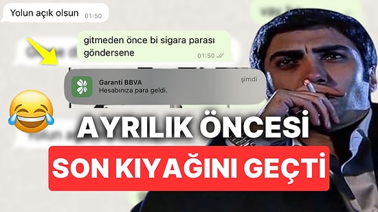 Ayrılmadan Önce Sevgilisine Son Bir Sigara Parası Gönderen Beyefendiden Medeniyet Dersi