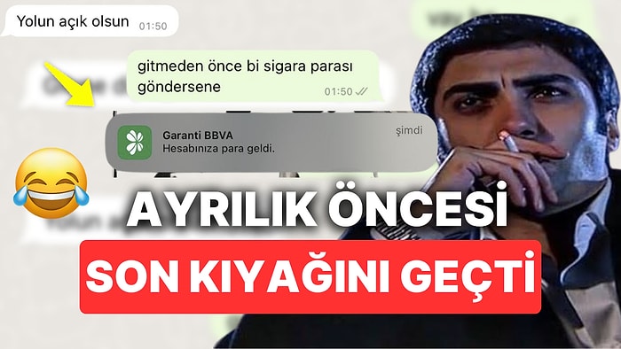 Ayrılmadan Önce Sevgilisine Son Bir Sigara Parası Gönderen Beyefendiden Medeniyet Dersi