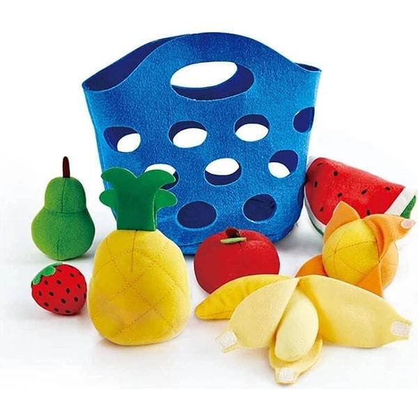 3. Hape Toddler Oyuncak Meyve ve Kovası