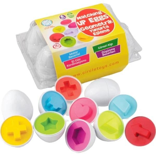 20. Circle Toys Geometrik Yumurta Eşleme Oyunu