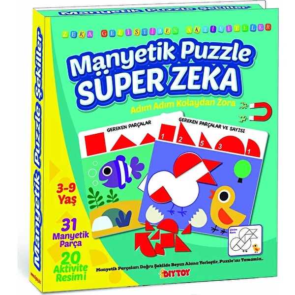 22. Diytoy Manyetik Puzzle Süper Zeka