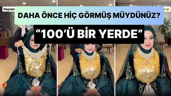 Kaynanadan Gelinine Jest: '100'ü Bir Yerde' Taktı