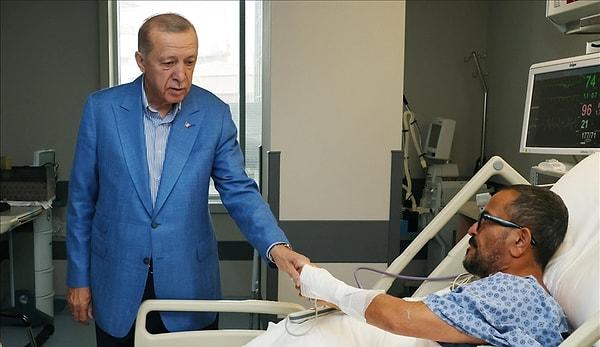 Cumhurbaşkanı Recep Tayyip Erdoğan geçtiğimiz Eylül ayında Yunanistan'da kaza geçiren Esas Holding Yönetim Kurulu Başkanı Ali Sabancı ve eşi Vuslat Doğan Sabancı'yı hastanede ziyaret etmişti.