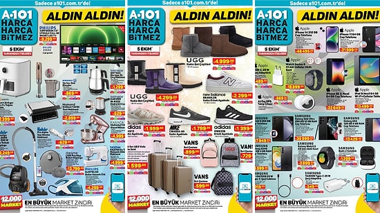 A101'e UGG Bot Çeşitleri Geliyor! 5 Ekim 2023 A101 İnternete Özel Aldın Aldın Kataloğu