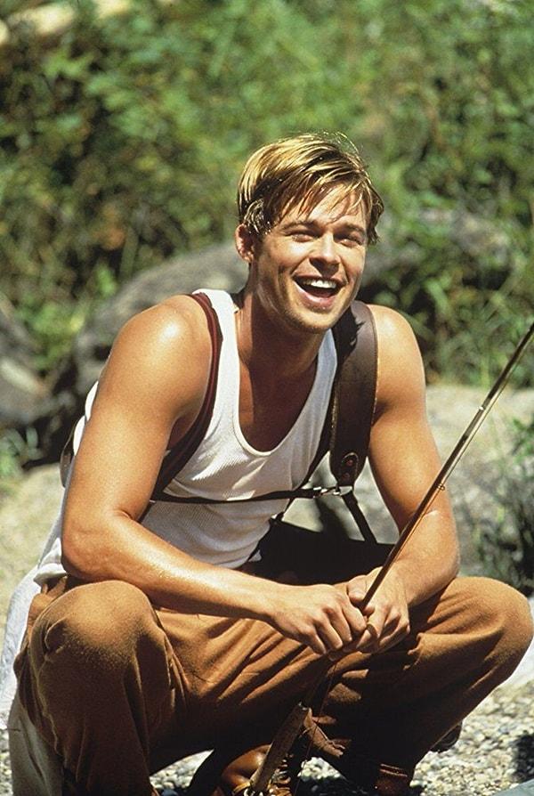 20. Gelmiş geçmiş en yakışıklı isimlerden olan Brad Pitt, şarap gibi olsa da ŞU GÖRÜNTÜYE BİR BAKAR MISINIZ?