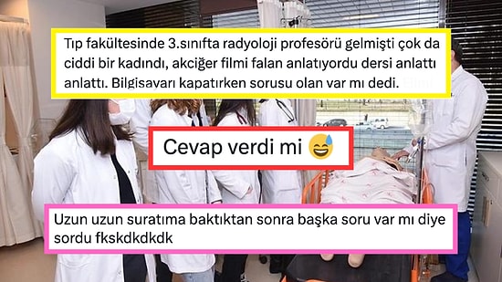 Tıp Fakültesi'nde Radyoloji Hocasına Sorduğu Soruyla Amfide Uzun Süren Bir Sessizlik Yaratan Öğrenci