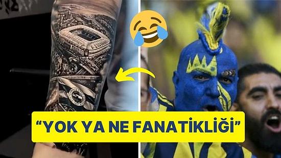 Fenerbahçe Stadının Dövmesini Yaptıran Taraftar Çıtayı Arşa Çıkardı!