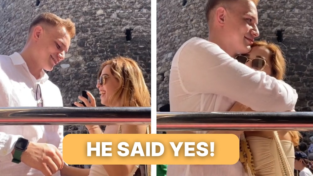 Bu Sefer Teklif Kadından! Genç Kadının Erkek Arkadaşına Yaptığı Romantik Sürprize Bayılacaksınız