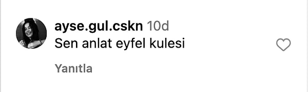 Eyfel'in dumanı hiç geçit vermez. 😂