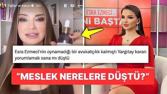 Haz Artırıcı Vajina Yağı Satan Psikolog Esra Ezmeci, Yayında Yargıtay Kararı Yorumlayınca Ortalık Fena Karıştı