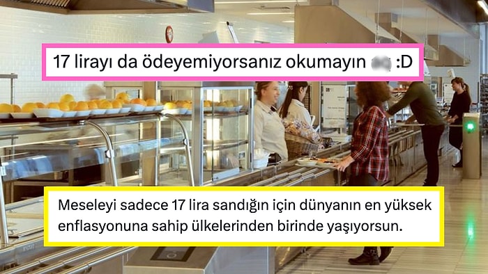 Dokuz Eylül Üniversitesi'nde Yemekhane Ücretine Gelen Zamma "17 TL Veremeyen Okumasın" Diyen Kişi Tepki Çekti!