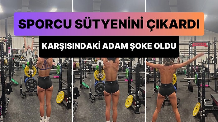 Sporcu Sütyenini Çıkararak Spor Yapmaya Devam Eden Kadının Viral Olan Görüntüleri