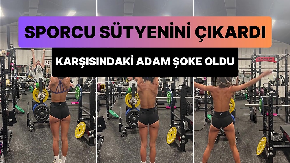 Sporcu Sütyenini Çıkararak Spor Yapmaya Devam Eden Kadının Viral Olan Görüntüleri