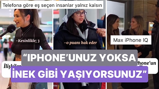 Bir İlişkide Kullanılan Telefon Modelinin Önemini Gösteren Röportaj Sinirlerinizi Bozacak