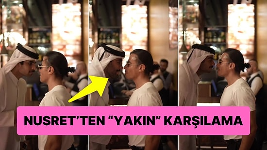 Dubai'de Restoranına Gelen Müşterilerini 'Yakın' Bir Şekilde Karşılayan Nusret'in Çok Konuşulan Anları