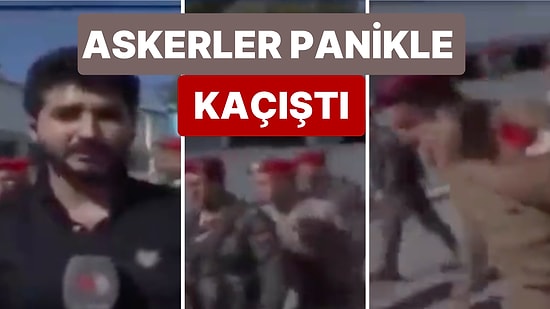 Suriye'de SİHA'ların Vurulduğu Bölgede Hayatını Kaybedenler İçin Yapılan Askeri Törende Panik Anları