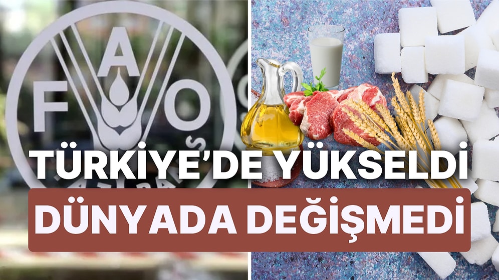Bizde Yükseliyor, Dünyada Değişmiyor: FAO Gıda Fiyat Endeksi Eylülde Değişiklik Göstermedi