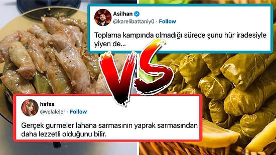 Yaprak mı Lahana mı? "Lahana Sarması Seven Var mı?" Sorusu Twitter'ı İkiye Böldü