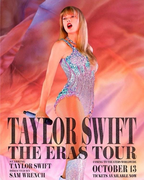 Taylor Swift'in 'Eras Tour' konser filmi, ön bilet satışlarında 100 milyon dolara ulaştı.