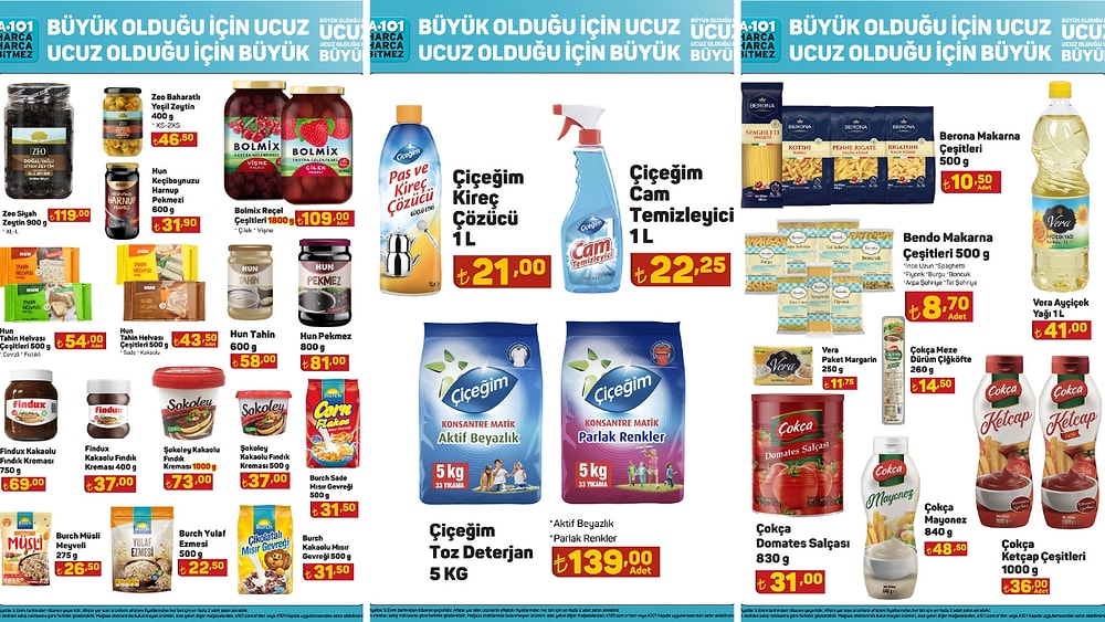 11 Eylül - 13 Ekim 2023 A101 Büyük Olduğu İçin Ucuz Ucuz Olduğu İçin Büyük Aktüel Kataloğu