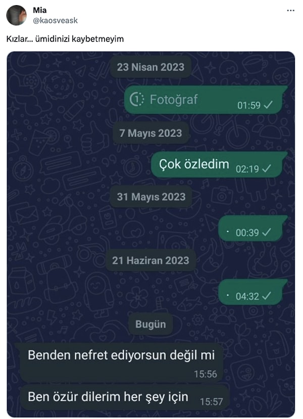 10. Onca yıl sonra geri dönmesi normal mi?🤔