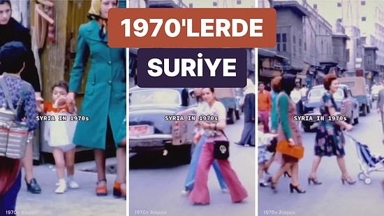 1970 Yılında Suriye'de Çekilmiş Görüntüler Sosyal Medyada Gündem Oldu