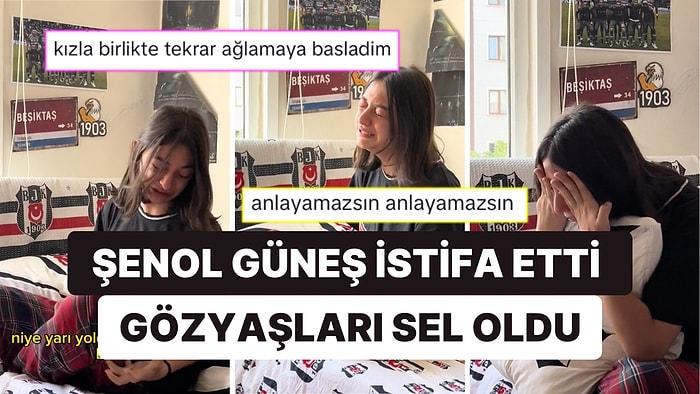 Şenol Güneş'in İstifası Üzerine Ağlama Krizine Giren Beşiktaşlı Kız Camiasını Kederlendirdi