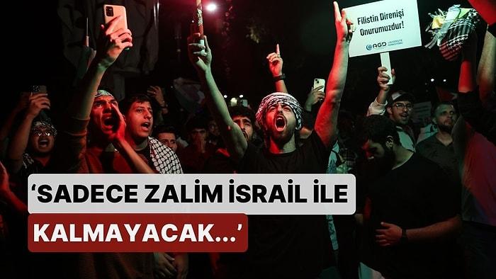 Türkiye'de Filistin'e Destek İçin Gösteriler Düzenlendi